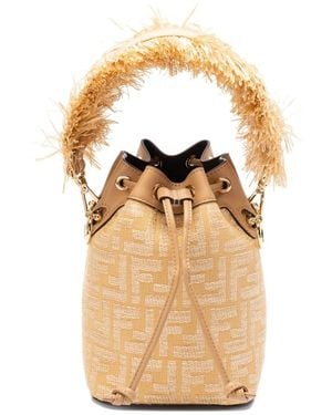 Fendi Mon Tresor Bucket Bag - Natural