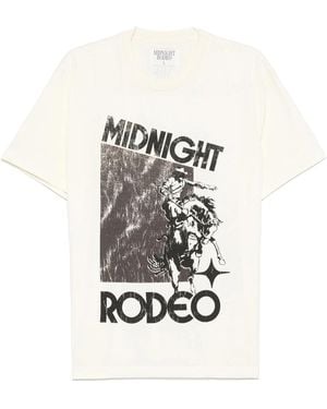 MIDNIGHT RODEO Logo-Print T-Shirt - White