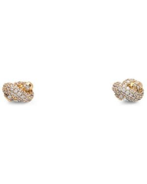 Kate Spade Sailor's Knot Crystal-Embellished Earrings - Metallic
