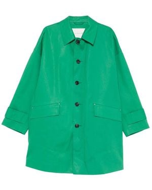 Mackintosh Humbiw Buttoned Flap-Pocket Jacket - Green