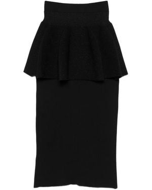 CFCL Pottery Glitter Layered Skirt - Black