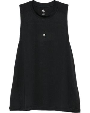 Represent 247 Mesh-Panel Tank Top - Black