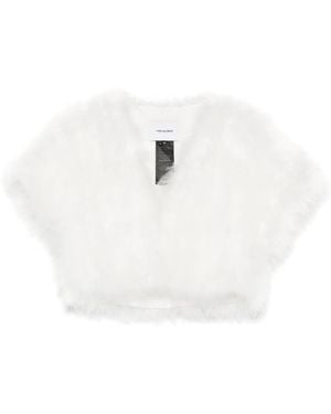 Yves Salomon Capes - White