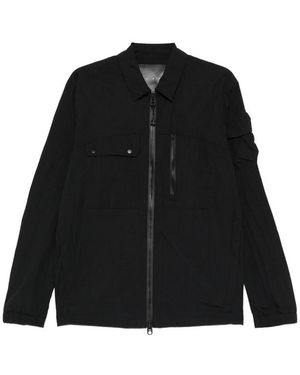 JG1 Zip-Fastening Shirt Jacket - Black