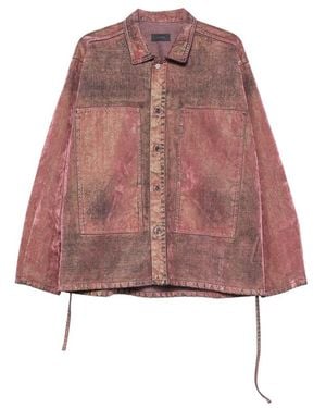 Haikure Legacy Drawstring-Waistband Jacket - Red