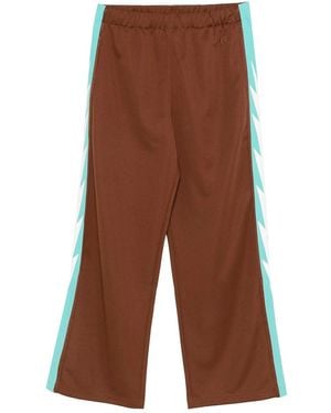 Champion Side-Stripe Track Trousers - Brown