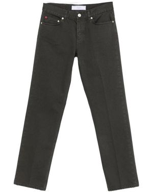 The Seafarer Logo-Patch Straight-Leg Jeans - Black