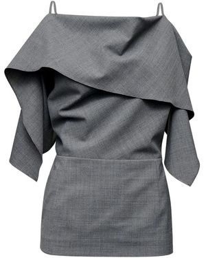 MM6 by Maison Margiela Tops - Grey