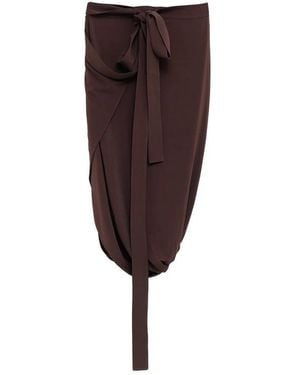Lemaire Midi Skirts - Brown