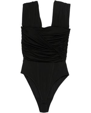 Ganni Twisted Bodysuit - Black