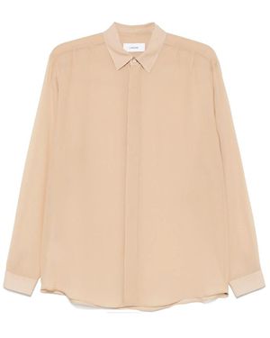 Lardini Silk Shirt - Natural