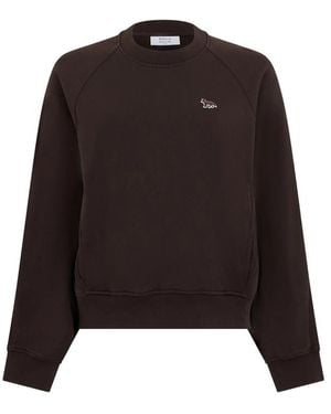 Maison Kitsuné Fox Motif Sweatshirt - Black