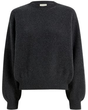 KHAITE Jumper Charcoal Cashmere - Black