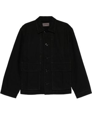 Lemaire Pocket Button Overshirt - Black