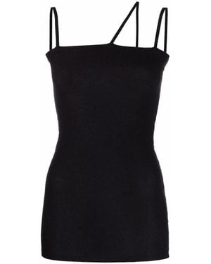 Baserange Crossover-Strap Vest Top - Black