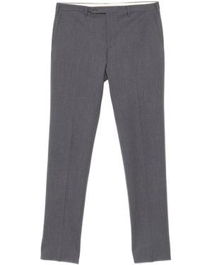 Rota Pressed-Crease Tailored Trousers - Grey