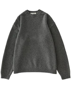 Studio Nicholson Hemyl Crew-Neck Sweater - Gray