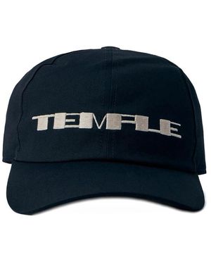 Rick Owens Cotton Baseball Cap - Black