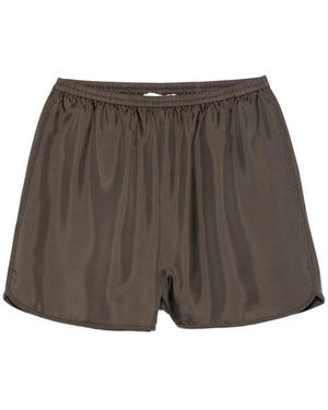 Rohe Silk Shorts - Grey