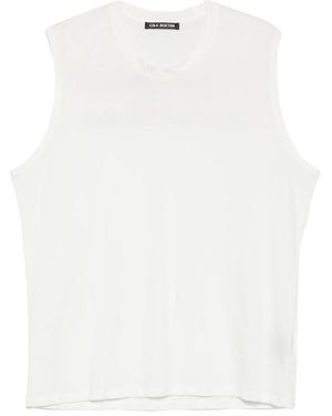 Cole Buxton Logo-Print Tank Top - White