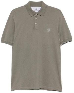 Brunello Cucinelli Polo Shirts - Grey