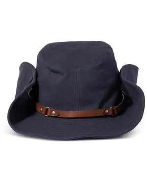 Miu Miu Drill Cowboy Hat - Blue