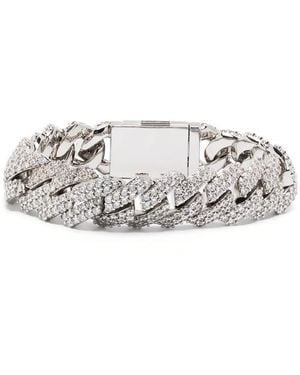 DARKAI Prong Pavé Gemstones Bracelet - White