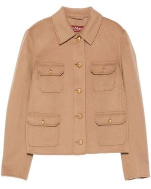 Max Mara Neutrals Jackets - Natural