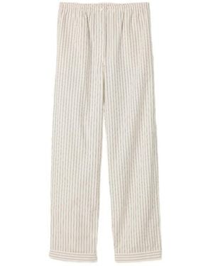Miu Miu Neutrals Trousers - White
