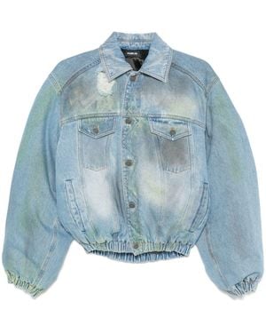 Egonlab Denim Bomber Jacket - Blue