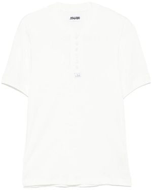 Magliano Nudo Serafino Button-Up T-Shirt - White