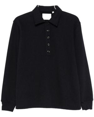 Citizens of Humanity Button-Placket Polo Shirt - Black