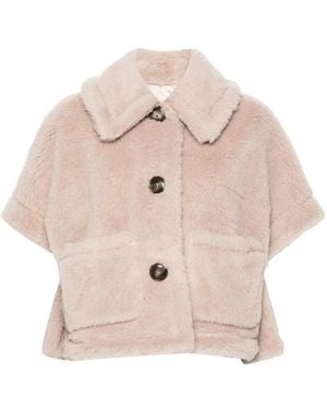Max Mara Newterzo Cape - Natural