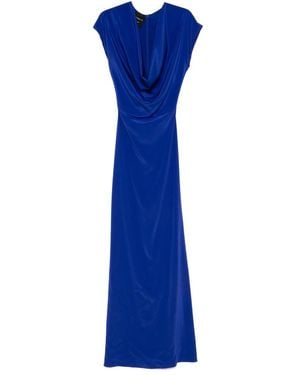 Stephane Rolland Crepe Gown - Blue