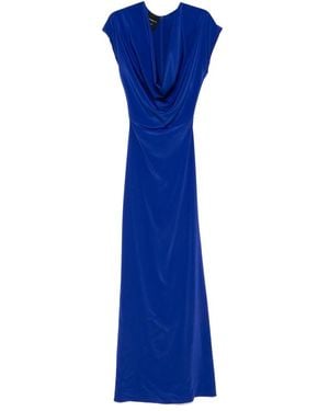 Stephane Rolland Crepe Gown - Blue