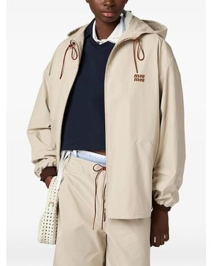 Miu Miu Neutrals Jackets - Natural