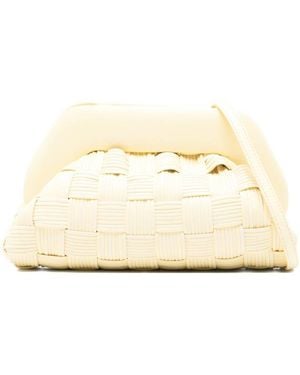 The Moire Medium Bios Clutch Bag - Natural