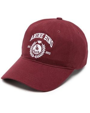 Anine Bing Jereny Logo-Embroidered Baseball Cap