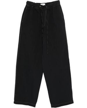Studio Nicholson Drawstring Trousers - Black