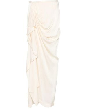 Bondi Born Draped Long Skirt - White