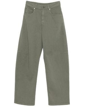 Brunello Cucinelli Logo-Patch Jeans - Green