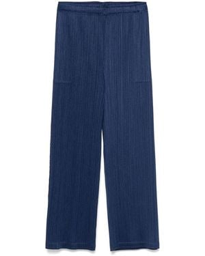 Pleats Please Issey Miyake Pleated Pants - Blue