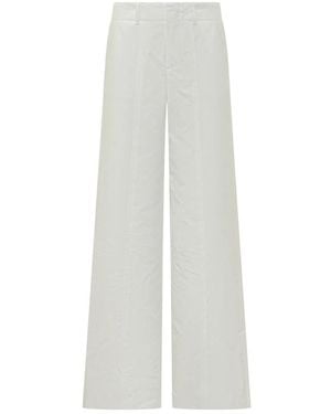 The Seafarer Laurent Wide-Leg Trousers - White
