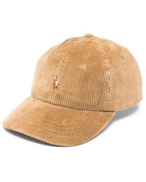 Ralph Lauren Corduroy Woven Baseball Cap - Natural
