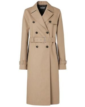 Fendi Trench Coat Mackintosh Fabric - Natural