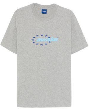 Awake Couture Graphic-Print T-Shirt - Grey