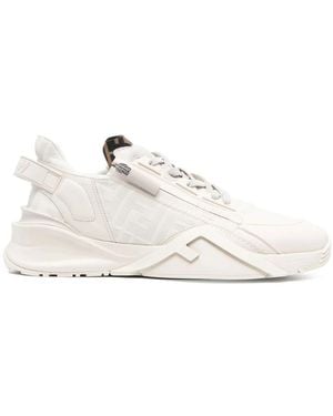Fendi Neutrals Trainers - White