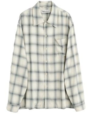 Our Legacy Every Check-Pattern Shirt - Grey