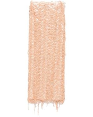 Séfr Lara Midi Skirt - Pink