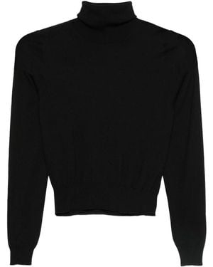 GOES BOTANICAL Roll-Neck Jumper - Black